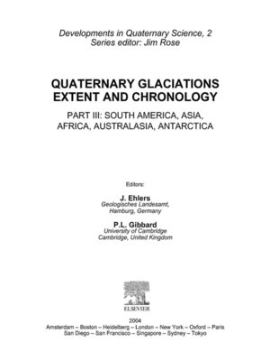 cover image of Quaternary Glaciations--Extent and Chronology